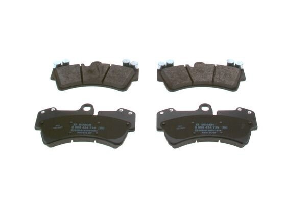 Колодки тормозные VW Touareg (02-10) AUDI Q7 (06-10) PORSCHE Cayenne (02-10) пер 0 986 424 739 BOSCH
