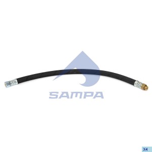 Шланг тормозной VOLVO к тормозным камерам (L=650мм) SAMPA 031331 SAMPA