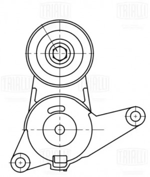 Ролик привод. ремня для а/м Chevrolet Captiva (06-) 3.0i/3.2i (натяж. мех) (CM 5 CM 5446 TRIALLI