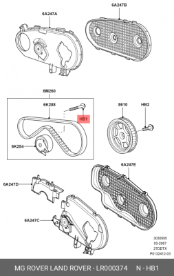 БОЛТBOLT LR000374 LR000374 LAND ROVER