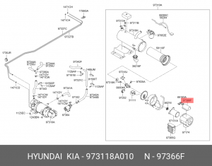 Выпрямитель ПЖД HYUNDAI County,AeroTown OE 973118A010 HYUNDAI KIA
