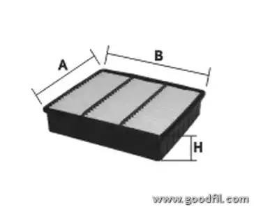 Фильтр воздушный AG524 AG 524 GOODWILL