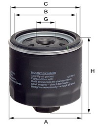 Фильтр масляный CS0112 Sampiyon CS 0112 SAMPIYON FILTER