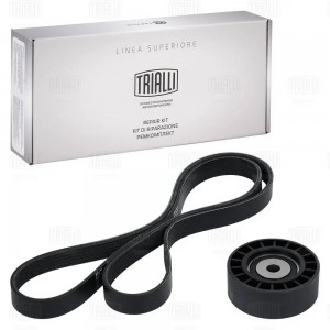 Ремкомплект привода ГАЗ/УАЗ (ЗМЗ-405/406/409) с ГУР (6PK1370 + ролик) (GD 1205) GD 1205 TRIALLI