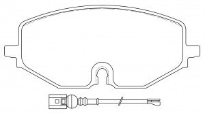 Колодки тормозные BP33029W BP33029W SB NAGAMOCHI