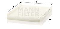Фильтр салонный CU27007 CU27007 MANN FILTER