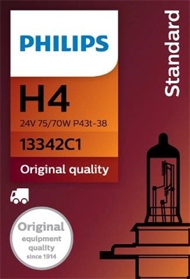 Лампа 24V H4 75/70W P43t-38 PHILIPS 13342C1 PHILIPS