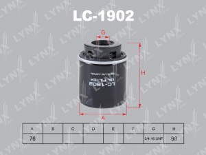 AUDI A3/SEAT IBIZA/SKODA OCTAVIA/VW PASSAT LC-1902 LYNXAUTO