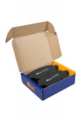 Колодки дисковые передние Lada Largus (12-) (16кл), Lada Vesta KRAFT KT091370 KRAFT