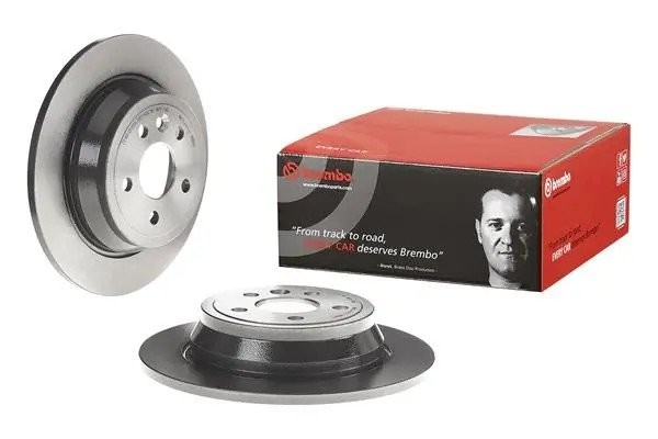 Диск тормозной LAND ROVER Freelander (07-) задний (1шт.) BREMBO 08.B804.11 BREMBO
