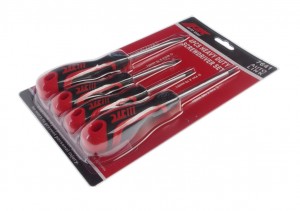 Набор отверток усиленных SL5.5x75 SL6.5x100 PH1x75 PH2x100 4 предмета JTC JTC-7641 JTC TOOLS