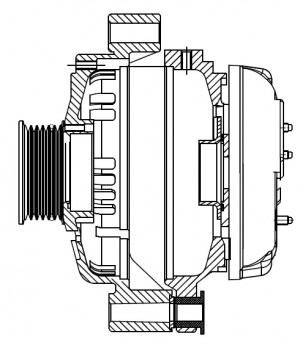 Генератор для а/м Toyota Mark II (02-) 2.5i/3.0i [1JZ-FSE/2JZ-GTE] 150А (LG 1991 LG 1991 START VOLT