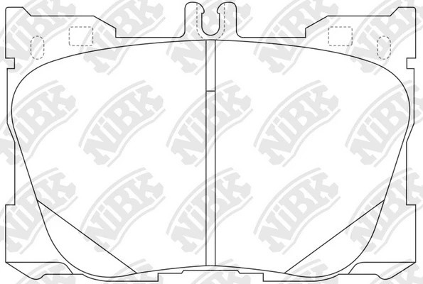Колодки тормозные дисковые MERCEDES W205/W213/GLC (X253/C253) 15- PN0695 PN0695 NIBK