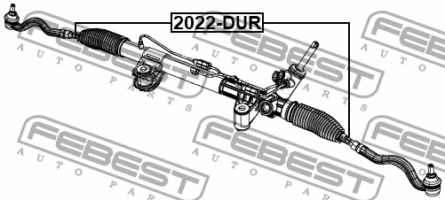 Тяга рулевая JEEP GRAND CHEROKEE IV (WK2) 2010- 2022-DUR 2022-DUR FEBEST