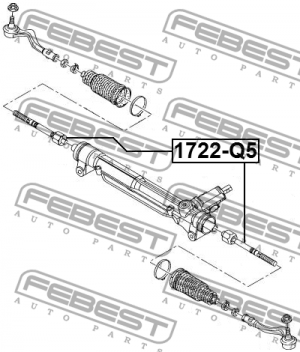 Тяга рулевая 1722-Q5 1722-Q5 FEBEST