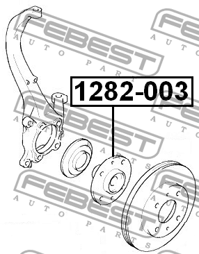 Ступица 1282-003 1282-003 FEBEST