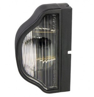 фонарь освещения ном. знака! LED корп.черн.24V \Universal 263000004 ASPOECK