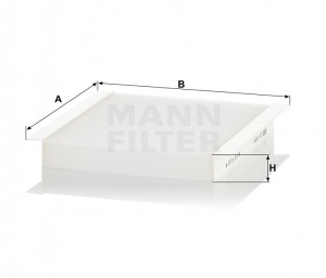 Фильтр салонный CU2454 CU2454 MANN FILTER