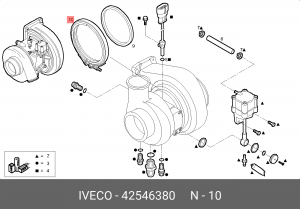 ЗАЖИМ 42546380 IVECO