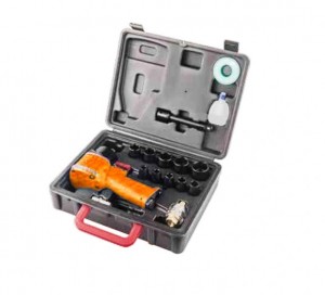 Гайковерт пневматический ударный композитный 1/2DR 610Нм PRO с головками 17пр. ( ATAZ124 AIRLINE