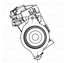Клапан EGR (рециркуляции выхл. газов) для ам Ford Kuga (10-) 2.0D (LVEG 1011) LVEG 1011 LUZAR