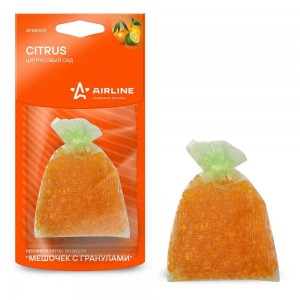 ароматизатор подвесной 'мешочек с гранулами' цитрусовый сад!\ AFME032 AIRLINE