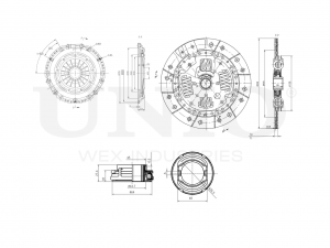 Комплект сцепления с подшипником CLT-20076 UNIO