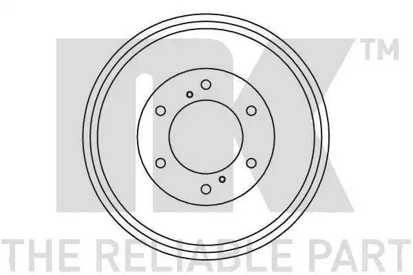262204NK барабан тормозной!\ Nissan Terrano 2.4-2.7TD 4WD 87> 262204 NK