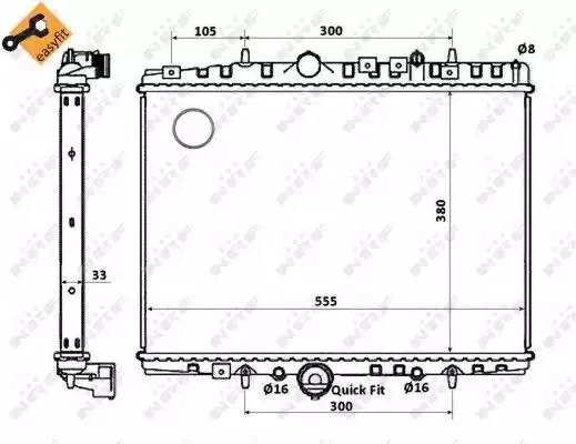 PEUGEOT 607 (2000-2010) 58341 NRF