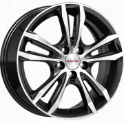 КиК Samara 16.0 / 6.0J PCD 5x114.30 ET 45.00 ЦО 67.10 Литой / Черный глянцевый с 74576SK K K WHEELS