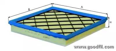 Фильтр воздушный AG397 AG 397 GOODWILL