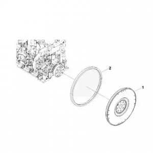 Маховик КАМАЗ Камминз 6ISBe (149 зубьев) (4981723) (Haffen) 0088 HAFFEN