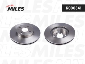 Диск тормозной передний D255мм. TOYOTA COROLLA E10/E11 92-02 (TRW DF7127) K00034 K000341 MILES