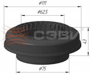Подшипник поворотной опоры для а/м ВАЗ 2190 FL "СЭВИ-Эксперт" 1120-2840 SEVI