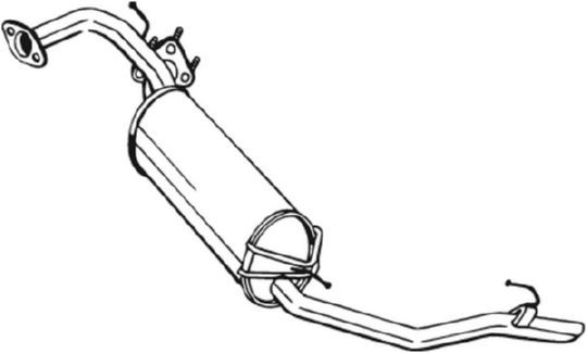 Глушитель HONDA Civic задняя часть BOSAL 282-911 BOSAL