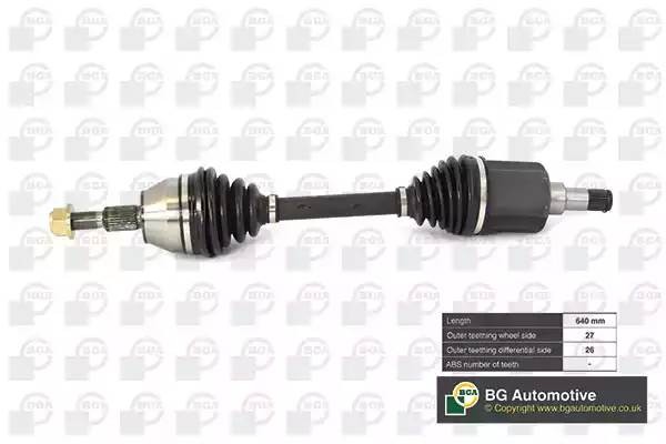 Приводной вал BGA DS2350L DS2350L BG AUTOMOTIVE