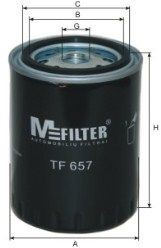 фильтр масляный!\ VW Golf/Passat/T4, Ford Galaxy, Seat Ibiza/Toledo 1.9TD/TDi 92 TF657 MFILTER AUTOMOTIVE FILTERS