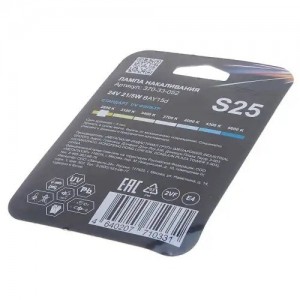 Лампа 24V P21/5W BAY15d блистер (2шт.) Standart MEGAPOWER 37033052 MEGA POWER