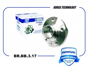 Ступица передняя с подшипником в сборе 6R0407621E BR.BB.3.17 Polo, Rapid, Fabia  BR.BB.3.17 BRAVE