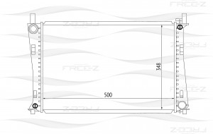 Радиатор FORD Fiesta/Fusion 01-MAZDA 2 03- KK0147 KK0147 FREE Z