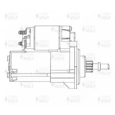 Стартер для а/м Chery Amulet (03-) 1.6i 1,3кВт (LSt 2709) LST2709 START VOLT