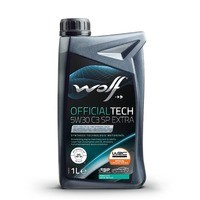 WOLF OFFICIALTECH 5W30 C3 SP EXTRA 1L BMW LONGLIFE-04 MB 229.52 OPEL OV 040 1547 1049358 WOLF