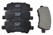 Колодки тормозные задние (FORD GALAXY/S-MAX/ VOLVO S80/V70/XC60/XC70 07-) BP5146 BP51463 SB NAGAMOCHI