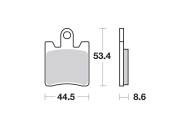 Колодки дисковые MCB706 MCB706 TRW LUCAS