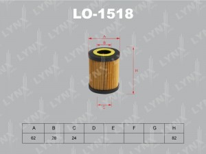 OPEL ASTRA G/VECTRA B/OMEGA B LO-1518 LYNXAUTO