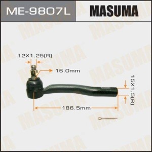 наконечник рулевой левый!\ Toyota Auris all 07> ME-9807L MASUMA
