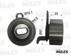 Ролик ремня ГРМ TOYOTA COROLLA/AVENSIS 1.6/1.8 -00 (INA 531018120) AG02023 AG02023 MILES