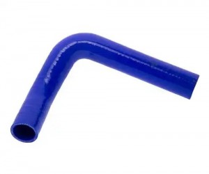 Патрубок ГАЗ-3302 дв.CUMMINS ISF 2.8 радиатора нижний синий силикон MEGAPOWER 130-16-029 MEGA POWER