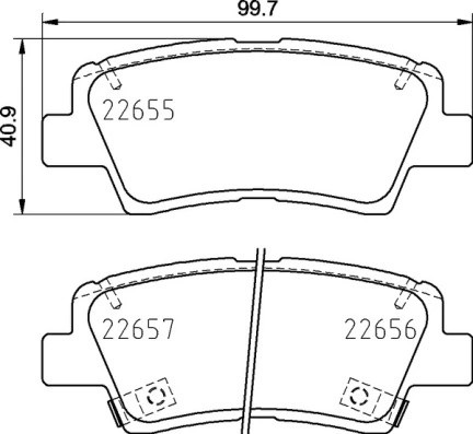 Колодки тормозные дисковые P30103 P30103 BREMBO