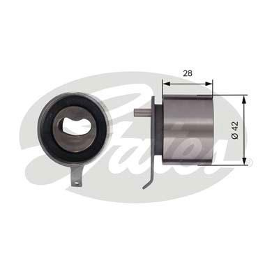 Натяжной ролик привода ГРМ PowerGrip® T41267 GATES